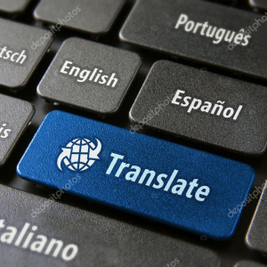 Online translation service concept