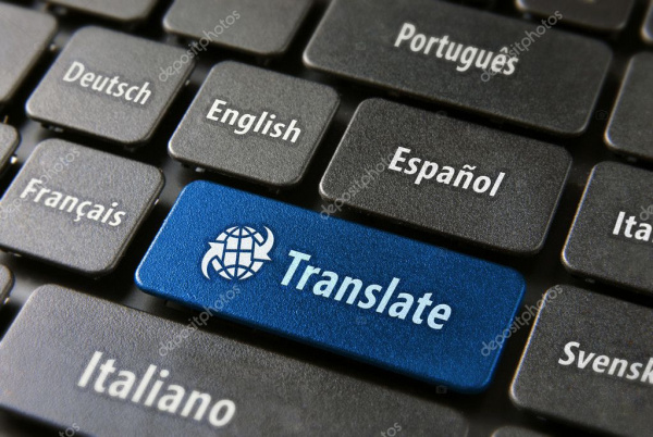 Online translation service concept